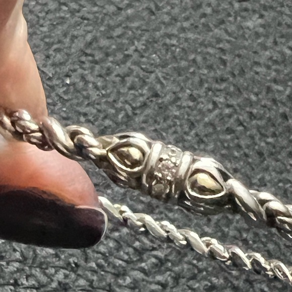 Stearling silver bracelet and ring - Picture 6 of 6